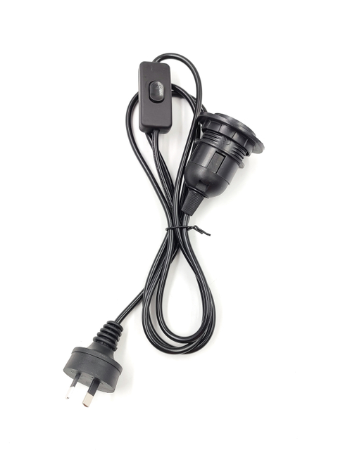 Prise de fil australienne prise de fil de lampe de sel de l'himalaya 303 prise de fil de commutateur raccord de lampe de Table support de lampe E27
