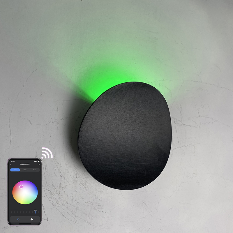 lumières contrôlées par l'application