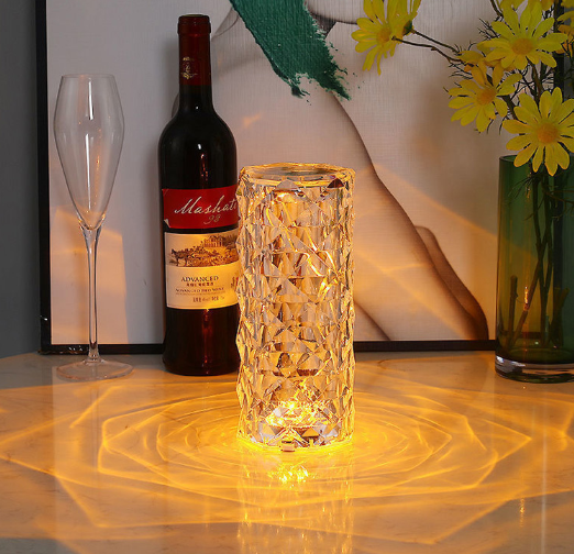 Lampe de table en acrylique rose Lampes de table en acrylique mur d'intérieur led lumières luminaires led d'intérieur luminaires led d'intérieur