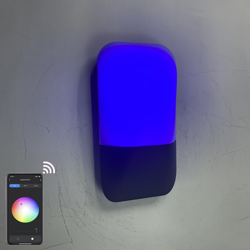 lumière led contrôlée par application