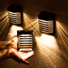 Capteur solaire applique murale à économie d'énergie mur LED lumières solaires extérieur lumière LED solaire étanche jardin lumières solaires cour paysage