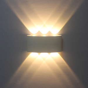Applique murale à LED décoration intérieure en aluminium éclairage intérieur haut et bas applique murale étanche applique murale de jardin extérieur