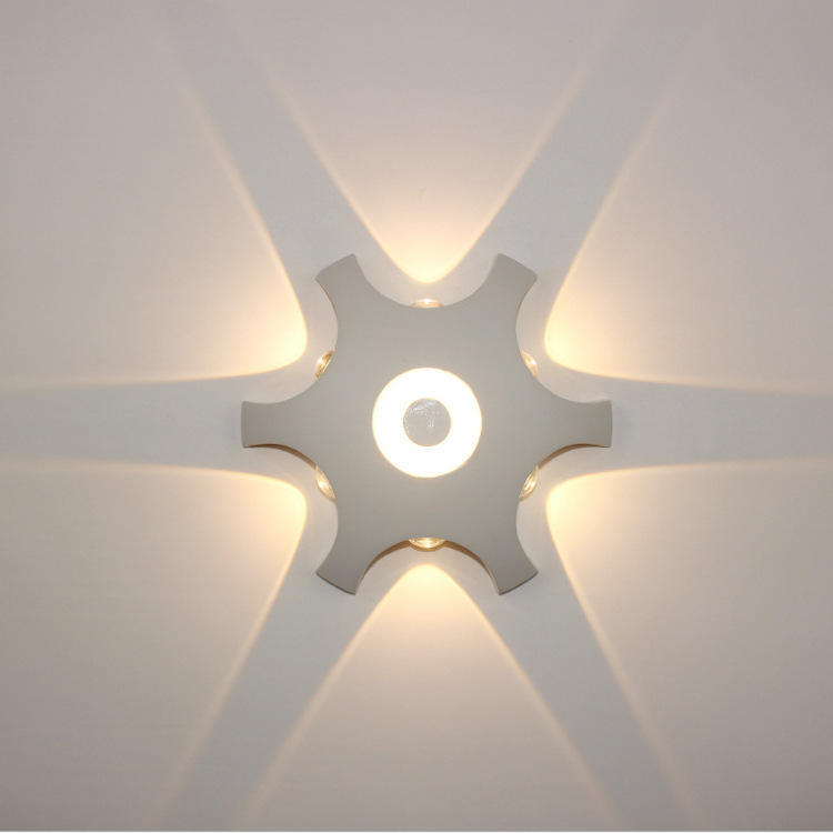 2023 mur LED lampe en aluminium extérieur IP65 étanche vers le bas applique murale pour la maison escalier chambre chevet salle de bain couloir éclairage