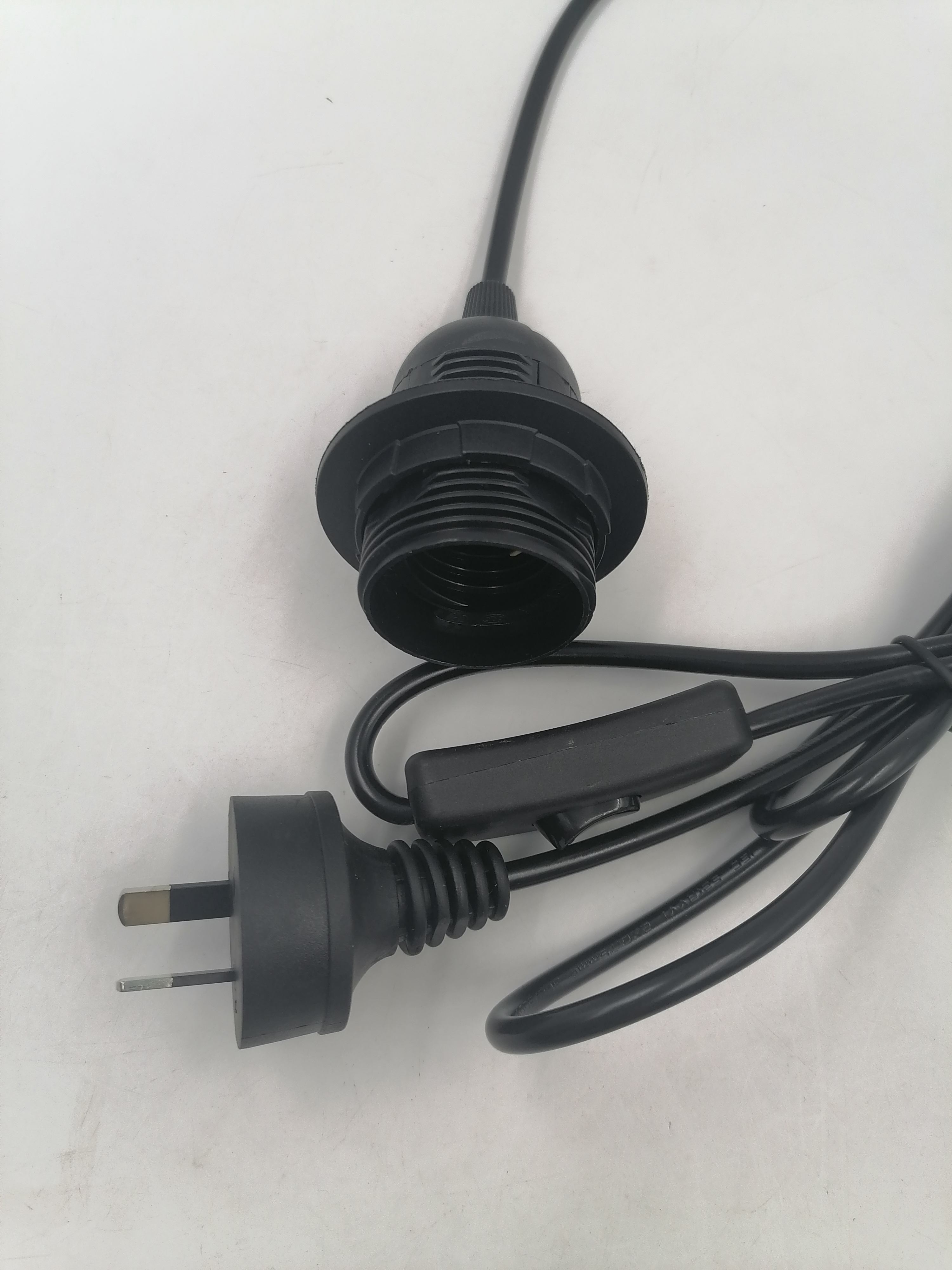 Prise AU 1.8m câble de ligne 303 cordon d'alimentation marche-arrêt pour lampe à LED avec rallonge de fil de commutateur de bouton