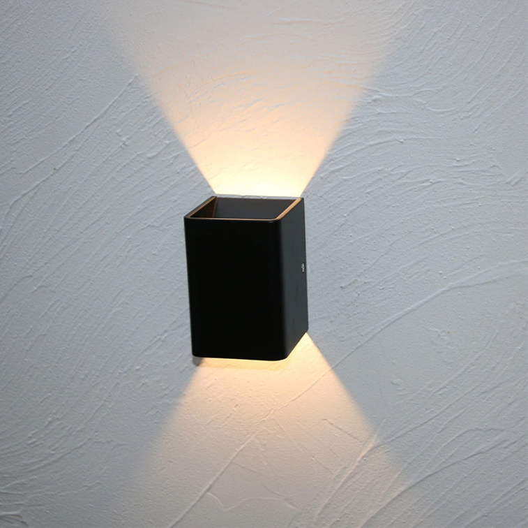 Moderne Up Down Applique 3W LED RGB Chambre Décoration De Chevet Wandlamp AC85-265V Éclairage De Projet Industriel