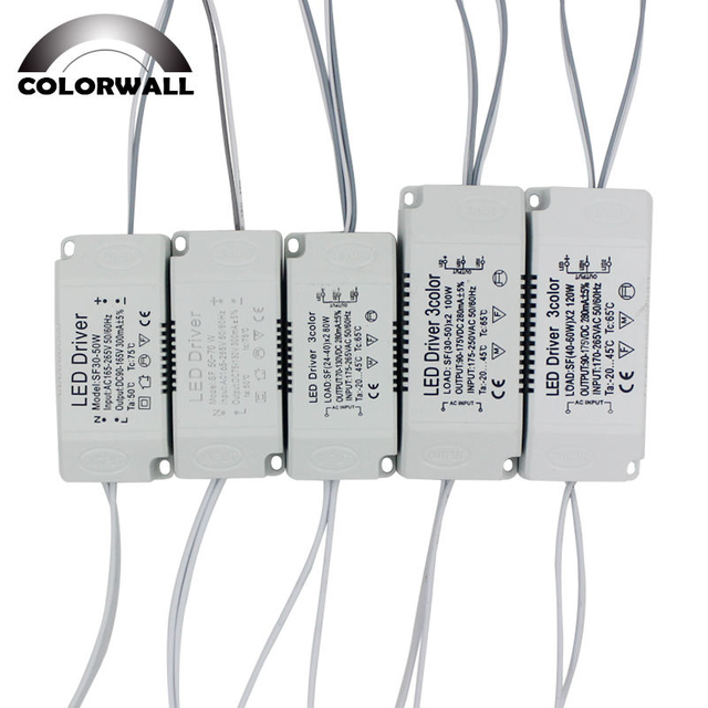 Adaptateur d'alimentation de pilote de LED 8-120w pour transformateur non isolé AC220V Le pilote de LED a une puissance élevée et une bonne qualité.