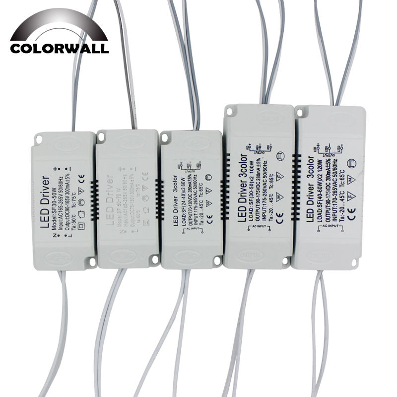 Adaptateur d'alimentation de pilote de LED 8-120w pour transformateur non isolé AC220V Le pilote de LED a une puissance élevée et une bonne qualité.