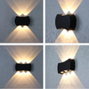 LED extérieur Double tête haut et bas lumière Arc applique murale allée escalier couloir balcon extérieur étanche applique murale