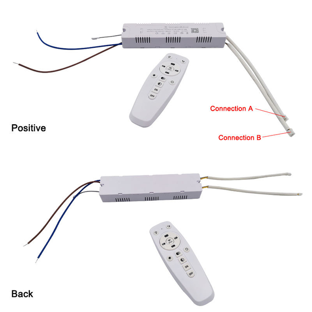 Contrôleur APP LED driver 2.4G transformateur LED intelligent à distance (20-40W) X2 (40-60W) X2 pour lustre à couleur variable dimmable