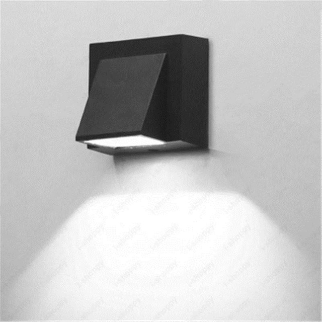 5W Nordic Lampada AC85-265 Étanche IP65 Applique Murale LED En Aluminium Paysage Éclairage Extérieur Applique Murale