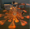 Luxe Acrylique Moderne Transparent Led Tactile Contrôle Cristal Lampe De Table De Chevet Veilleuse Rechargeable Romantique Dîner Amazon