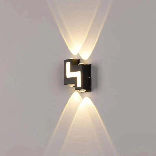 6W 12W étanche AC85-265V monté en surface LED applique murale moderne nordique Luminaire intérieur appliques salon porche extérieur