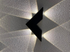 Applique murale décorative en forme de V à lumière led et applique murale moderne en aluminium pour lampe d'intérieur