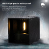Style industriel 12W Étanche IP65 Faisceau Réglable En Aluminium Extérieur LED Cube Étanche Applique Murale