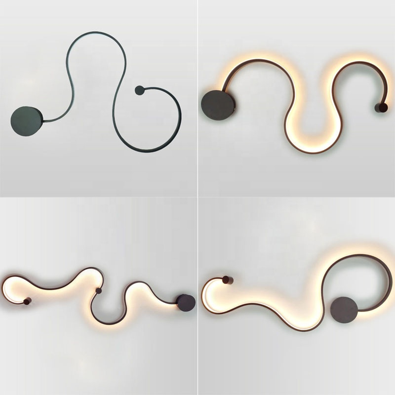 Post moderne simple applique nordique créatif led chambre chevet décoration applique salon couloir couloir lampes