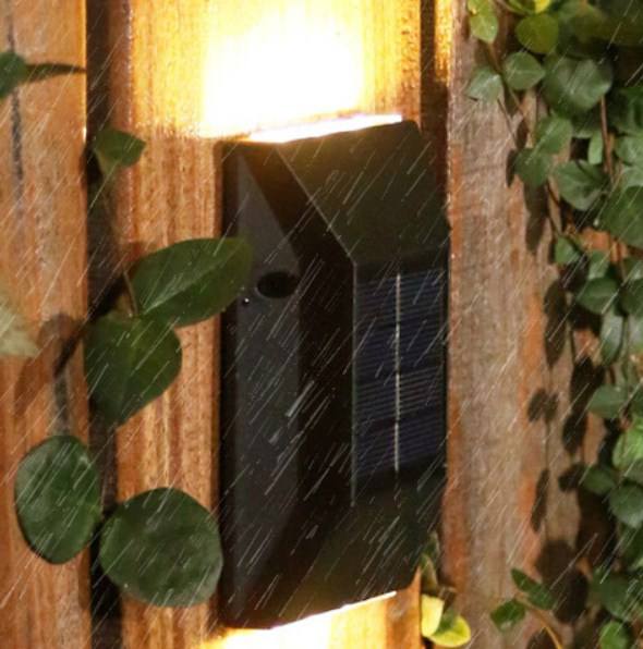Le plus récent produit Abs intérieur hôtel lumière décorative extérieure Ip65 étanche solaire mur LED panneau solaire Led lampadaire