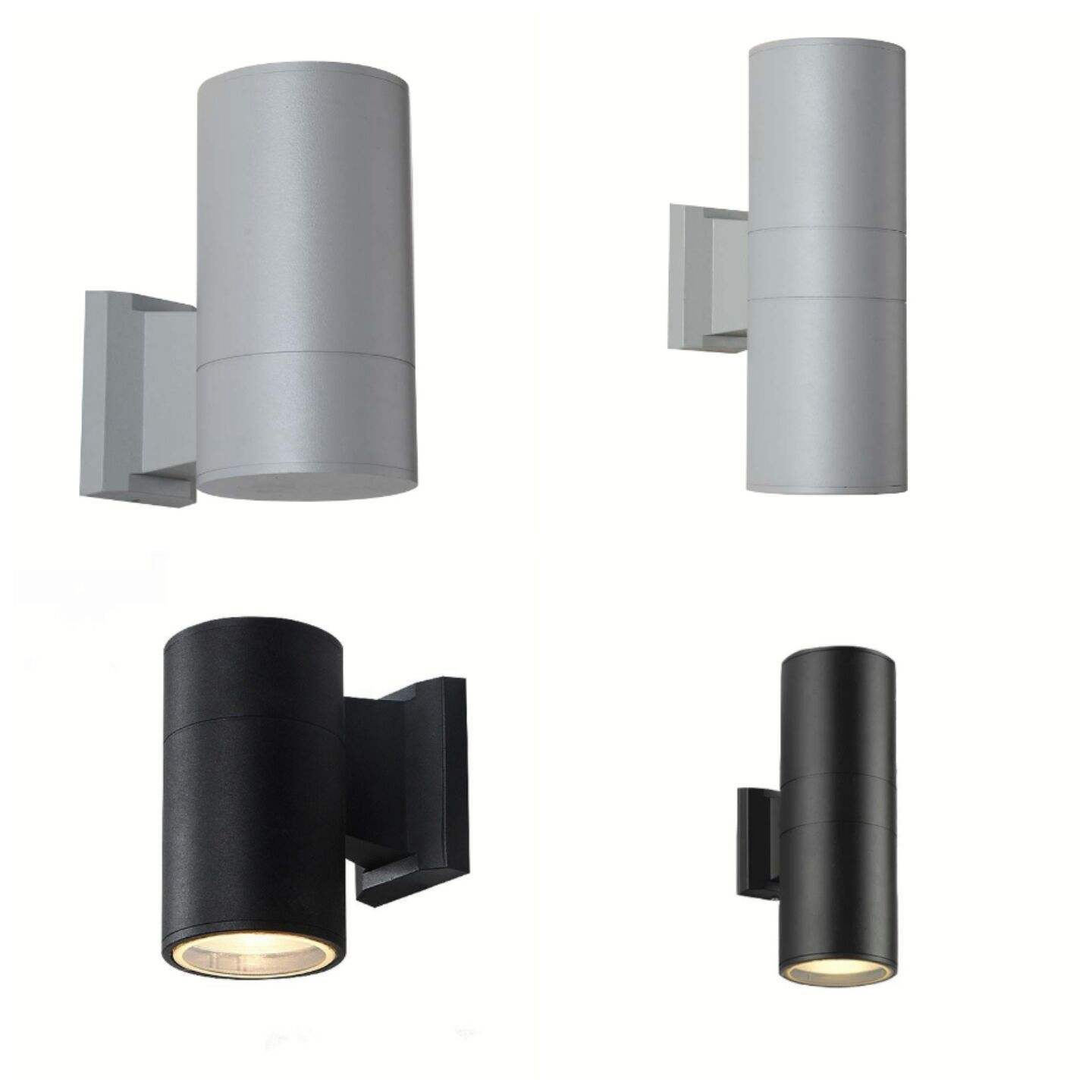 5W 12W COB Up Down double tête Led extérieur Wandlamp Wandlamp cylindre intérieur Balkon Armatuur Waterdicht IP65 lampe de véranda