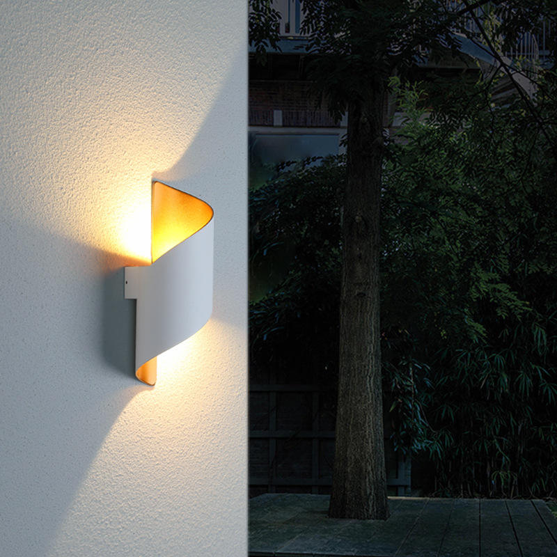 Intérieur extérieur 10W haut et bas applique murale AC85-265V IP65 Led escalier applique murale en aluminium décorer applique chambre mur LED applique