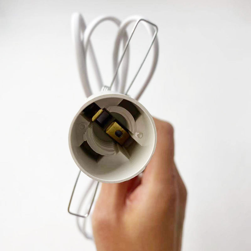 E14 301 gradateur 1.8m fil 1.5mfil 2m fil US/EU Plug Light 301 gradateur E14 ressort corps nu lampe prise interrupteur