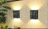 Mur solaire extérieur jardin maison applique étanche haut et bas éclairage lampe Villa décorative jardin applique murale