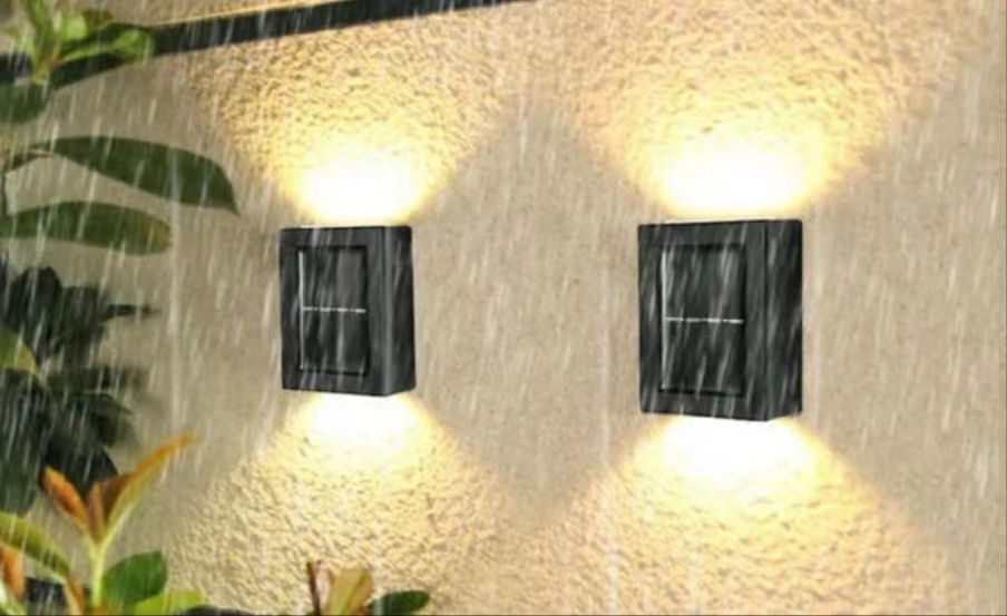 Mur solaire extérieur jardin maison applique étanche haut et bas éclairage lampe Villa décorative jardin applique murale