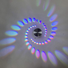 LED spirale trou applique murale 16 couleurs applique murale télécommande adaptée pour Hall KTV Bar décoration de la maison Art applique murale