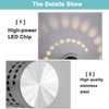 Lampes de bonne qualité RVB Applique murale d'intérieur led lumières esthétiques