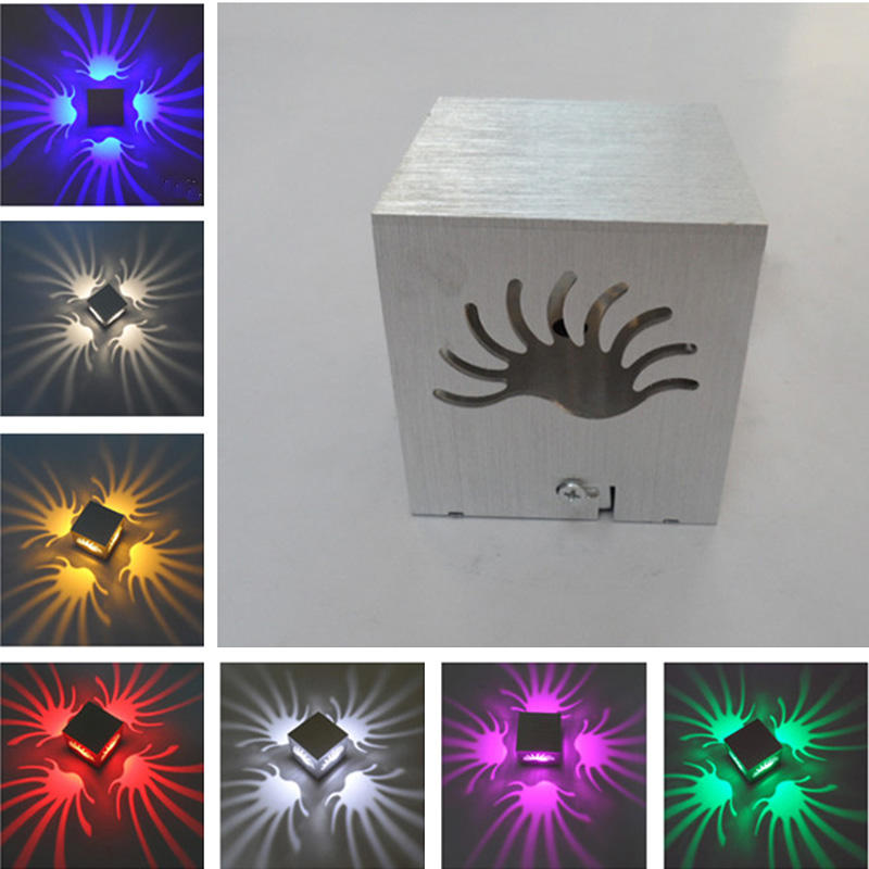 Le microprocesseur a mené l'applique murale 3w de RVB d'intérieur avec le service de BOM/One-stop
