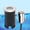 1w lumières sous-marines marches carrées piscine éclairage enterré lumières extérieur étanche étoile enterré 304 Stainle Engineering