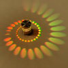 Le trou en spirale de ventes chaudes d'usine a mené la lampe de lumière d'applique de mur RVB avec le prix de gros