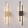 6W longue bande applique salon fond mur étude chambre lampe de chevet simple moderne nordique lumière luxe grille créative