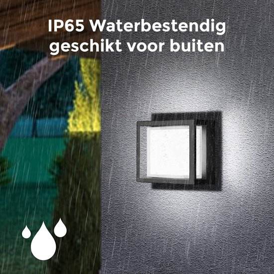 La lampe de mur d'intérieur extérieure menée fixée au mur imperméable acrylique décorative a mené des lumières
