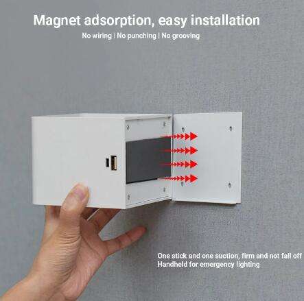 5W Motion Sensor Led Night Light Intérieur Rechargeable Applique murale usb lampe de chevet lampe de chevet avec port usb lampe de chevet avec lampes de chevet usb avec 