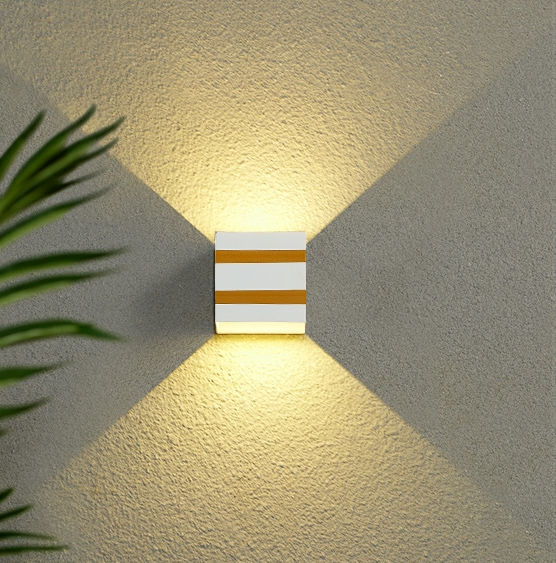 Lampes d'extérieur 10W Led Applique Murale Ip65 Noir Décoratif Porche Jardin Maison Étanche Ampoules Moderne En Aluminium Cuisson