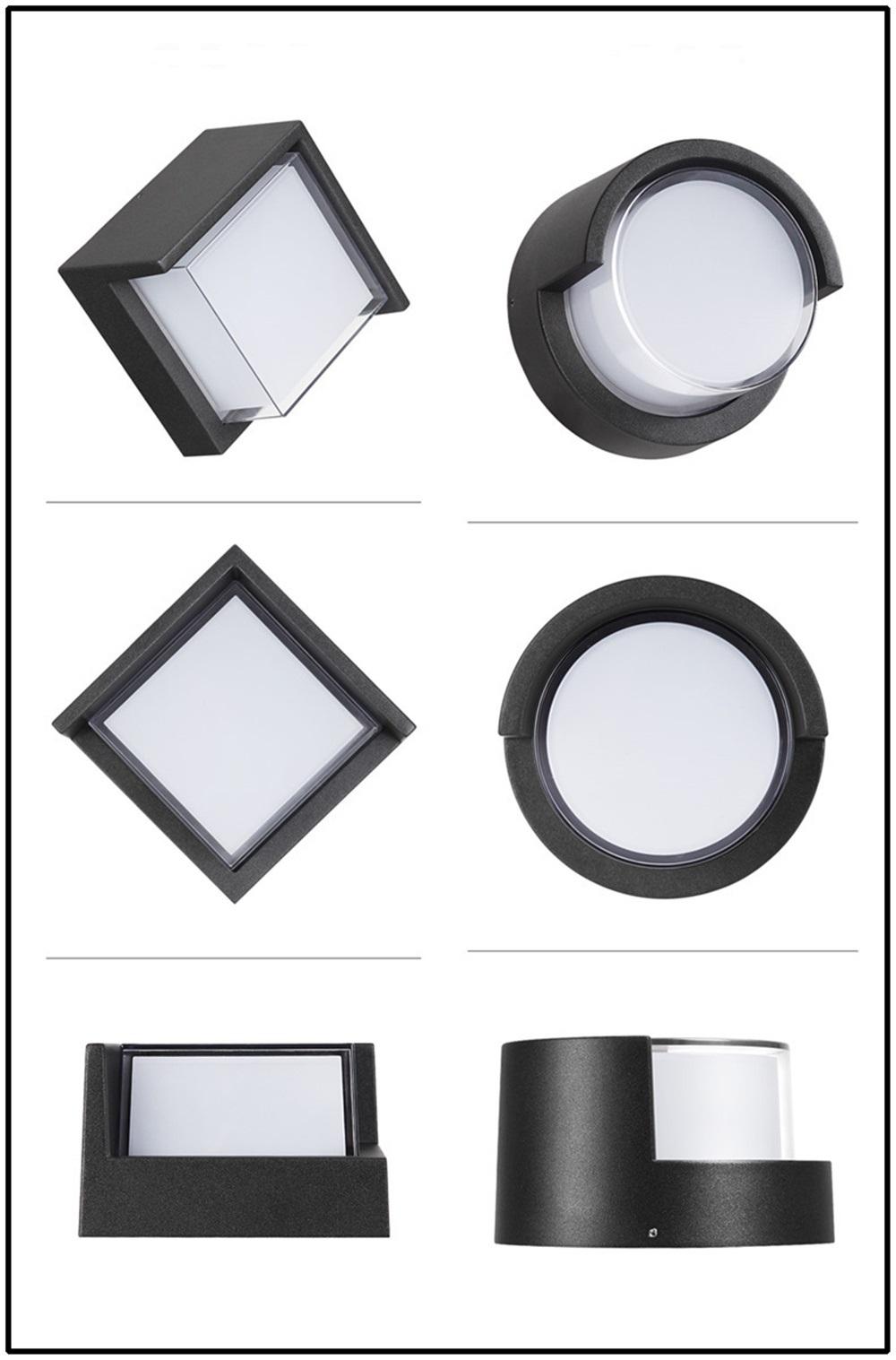 5W mur LED lampe extérieure étanche mur éclairage mur intérieur lampe pour maison escalier chambre chevet salle de bain couloir éclairage