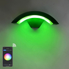 Vente chaude Étanche APP Contrôle Smart Mur Lampe Balcon Cour LED Lampe Smart Étanche Mur Lumières