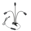 Clip LED transfrontalier ampoule simple tête Double tête trois tête Clip support de lampe E27 support de lampe universel avec clip