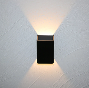 5W Lampe en aluminium moderne Art déco LED applique murale RGB luminaire lampe de chevet chambre veilleuse