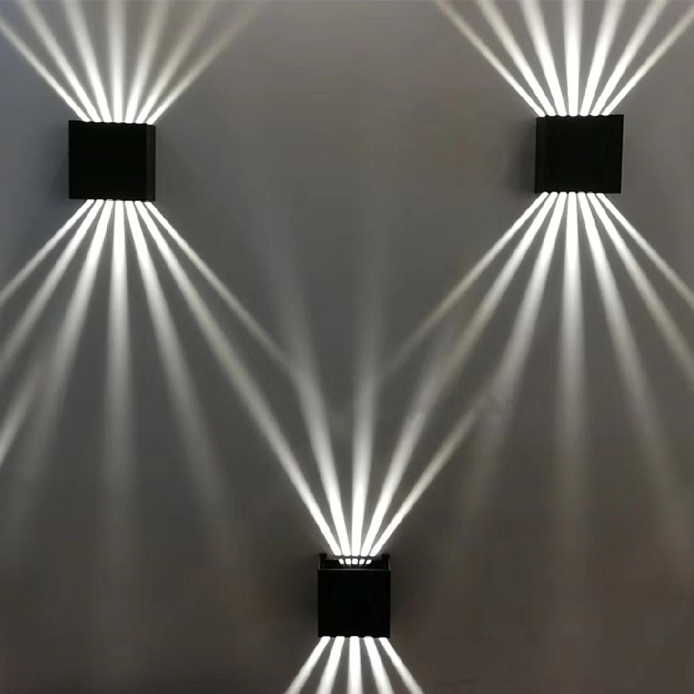 Appliques murales LED IP65 étanche extérieur/intérieur éclairage d'escalier A85-265V Up Down Light pour jardin salon mur maison chambre décor