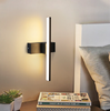 Lampes murales modernes à LED 330 chambre rotative 6W AC85V-265V applique murale noir lampe allée décoration intérieure éclairage