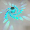 RGB fleur mur LED lampe murale à distance Projection colorée applique murale Luminaire pour fête Bar hall KTV décoration de la maison