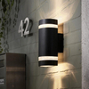 Appliques murales LED étanches extérieures extérieur en aluminium IP65 éclairage jardin cour DECO intérieur Europe lumière intérieure moderne