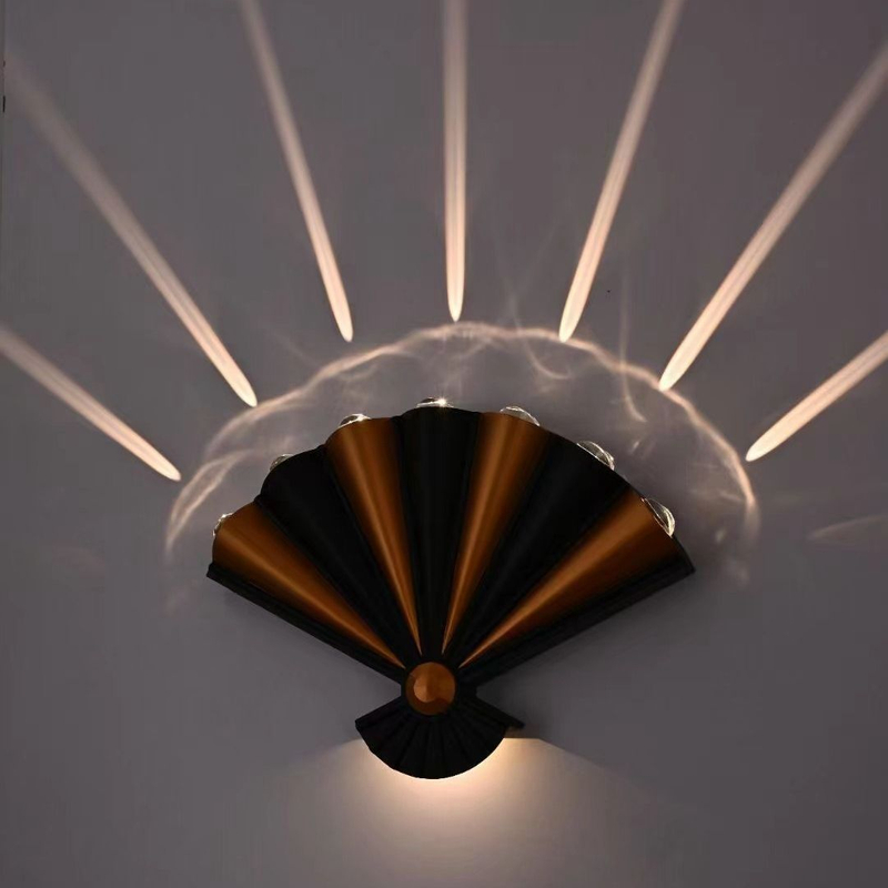 2023 nouveau IP65 étanche applique extérieure 8W haut et bas extérieur mur jardin éclairage décoratif lumières support mural lumière