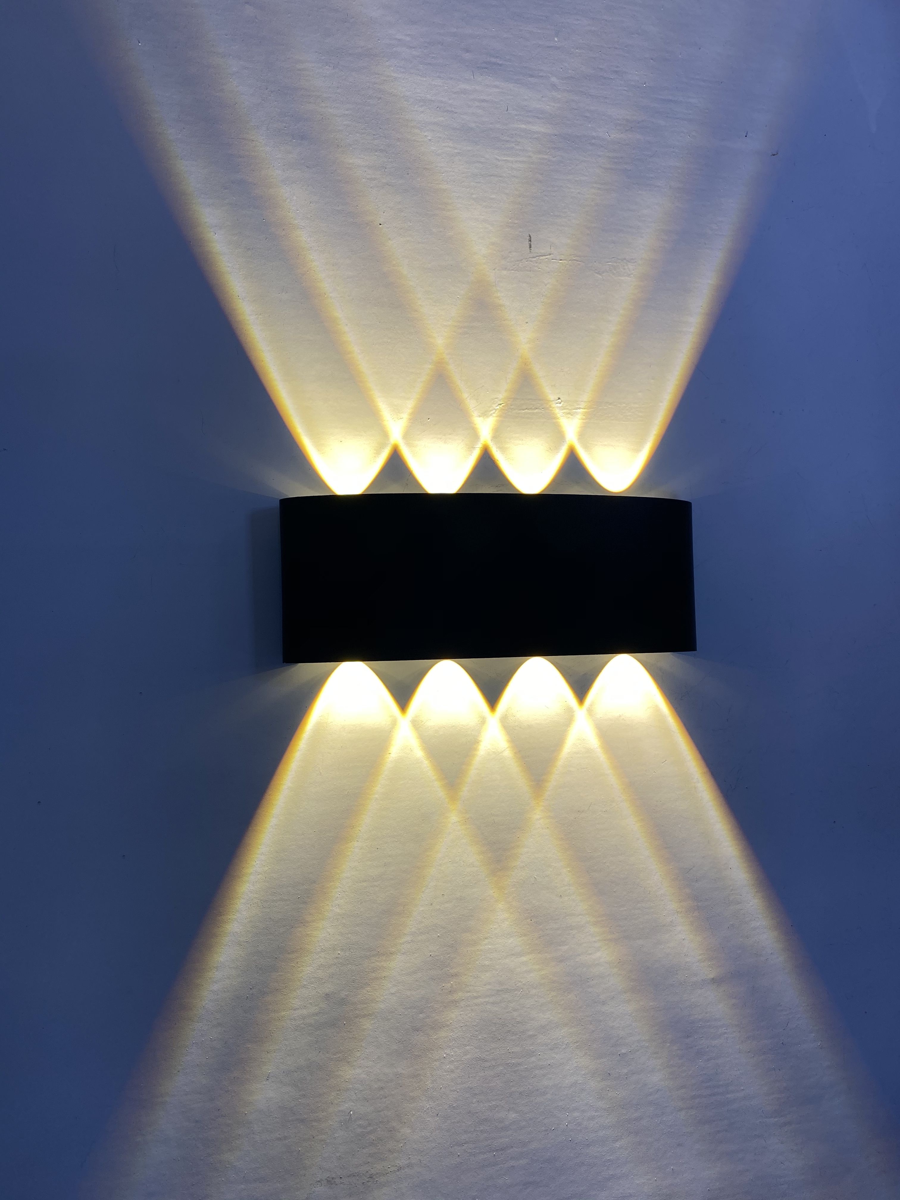 APP télécommande 6W 8W LED applique murale RGB chambre chevet décoration wandlamp AC85-265V éclairage de projet industriel
