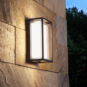 Acrylique moderne minimaliste LED applique murale étanche IP65 9W intérieur extérieur LED applique murale pour jardin éclairage de rue abstrait