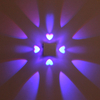 En forme de coeur mur LED lampe télécommande applique chambre appliques salon salon de coiffure haute qualité pas cher prix haute qualité