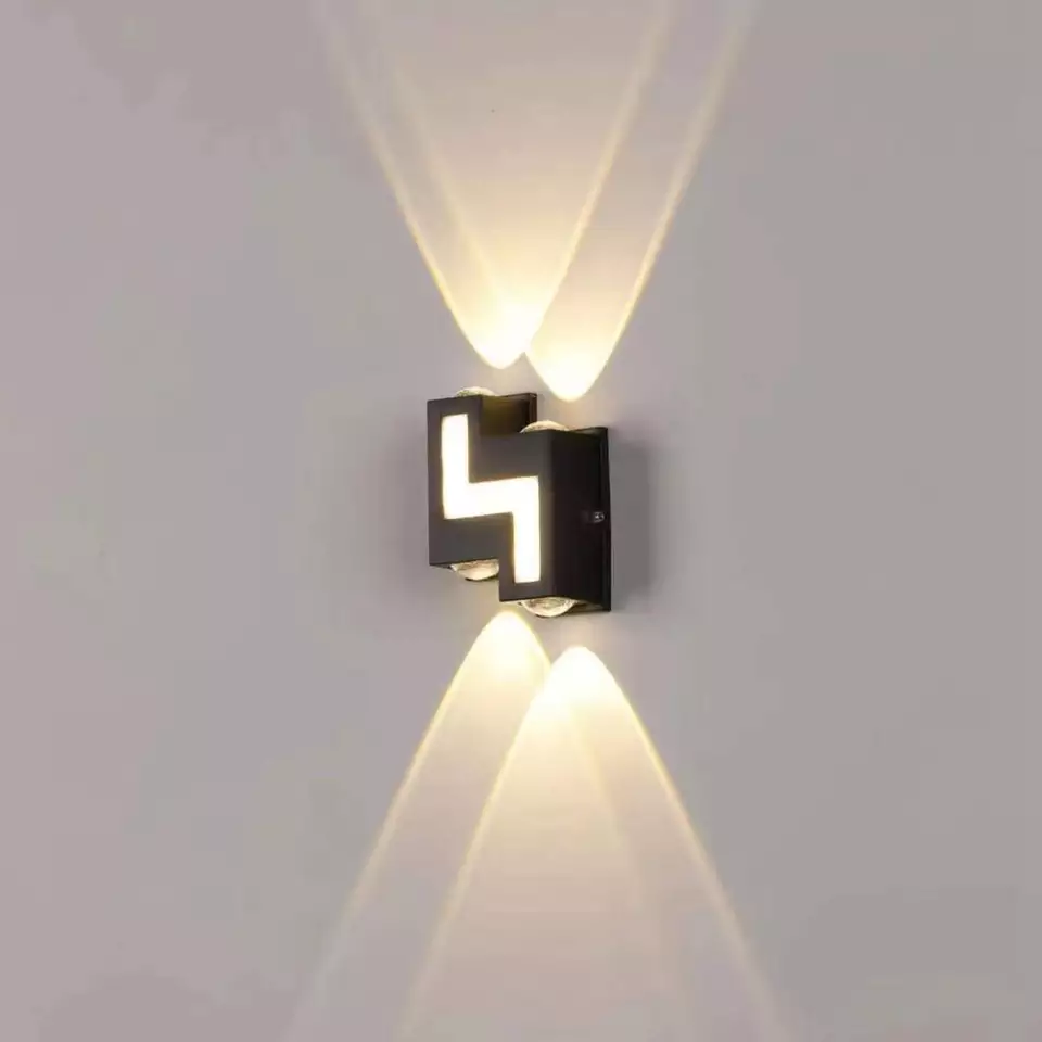 Imperméable à l'eau AC85-265V mural LED applique murale moderne nordique intérieur appliques salon porche extérieur