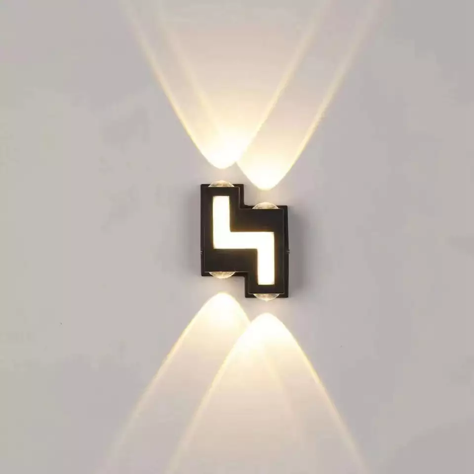 Imperméable à l'eau AC85-265V mural LED applique murale moderne nordique intérieur appliques salon porche extérieur