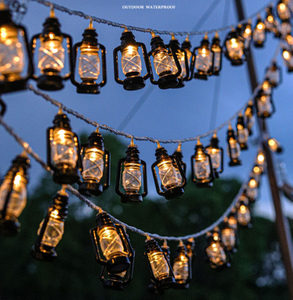 1M 10LED LED Guirlande Lumineuse Fée Boule Lumières LED Camping En Plein Air Chaîne Festival Vacances En Plein Air Décor Batterie Lampe De Noël