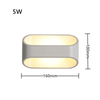 5W RGB applique haut et bas lampe d'intérieur bricolage couleur avec contrôleur applique murale intérieure applique murale RGB lumière de salon intérieur